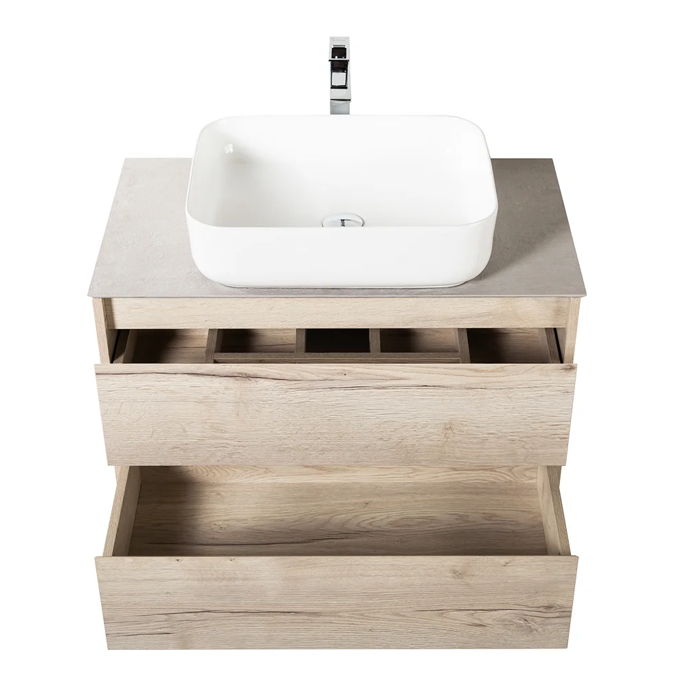 Приобрести belbagno тумба со столешницей kraft 80 см, подвесная rovere galifax bianco