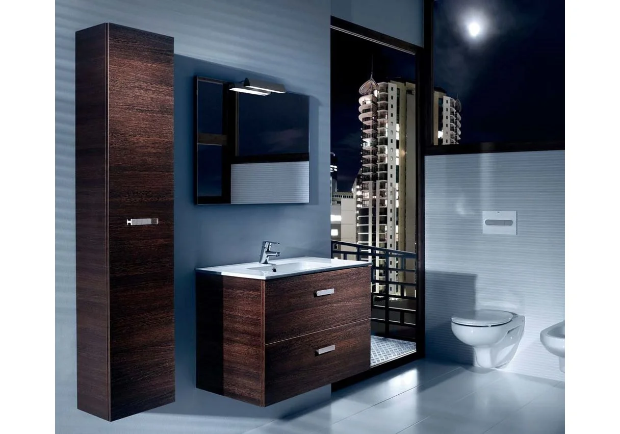 Приобрести тумба подвесная roca victoria nord с раковиной 80 см, венге z.ru90.0.003.1; 7.3279.9.c00.0