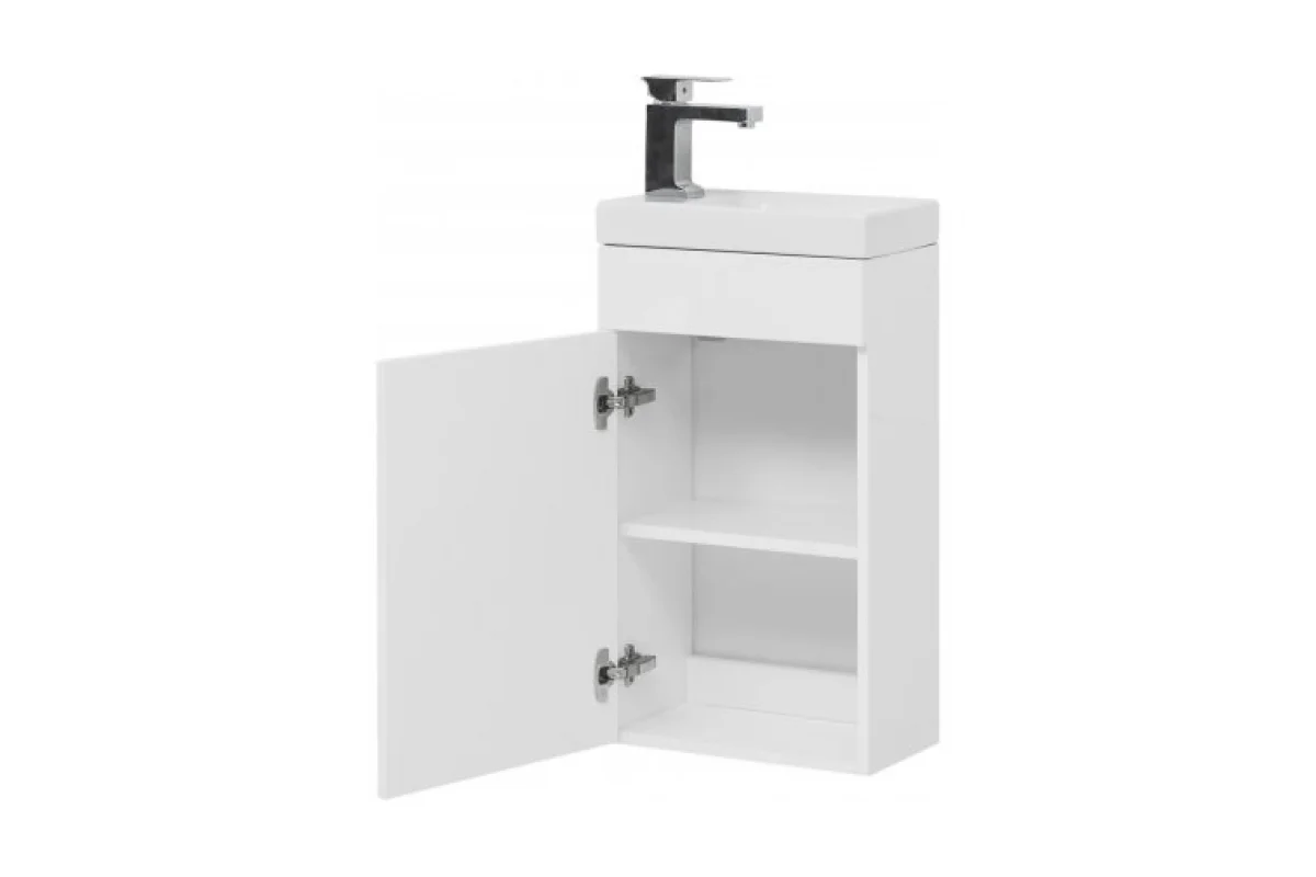 Приобрести aquanet тумба с раковиной нота 40 см, r (moduo) белая