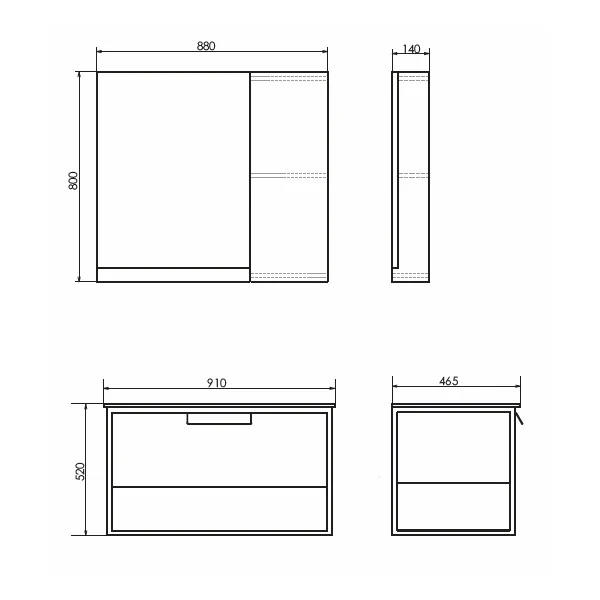 Приобрести сomforty тумба с раковиной "бонн-90" дуб темный, черная раковина