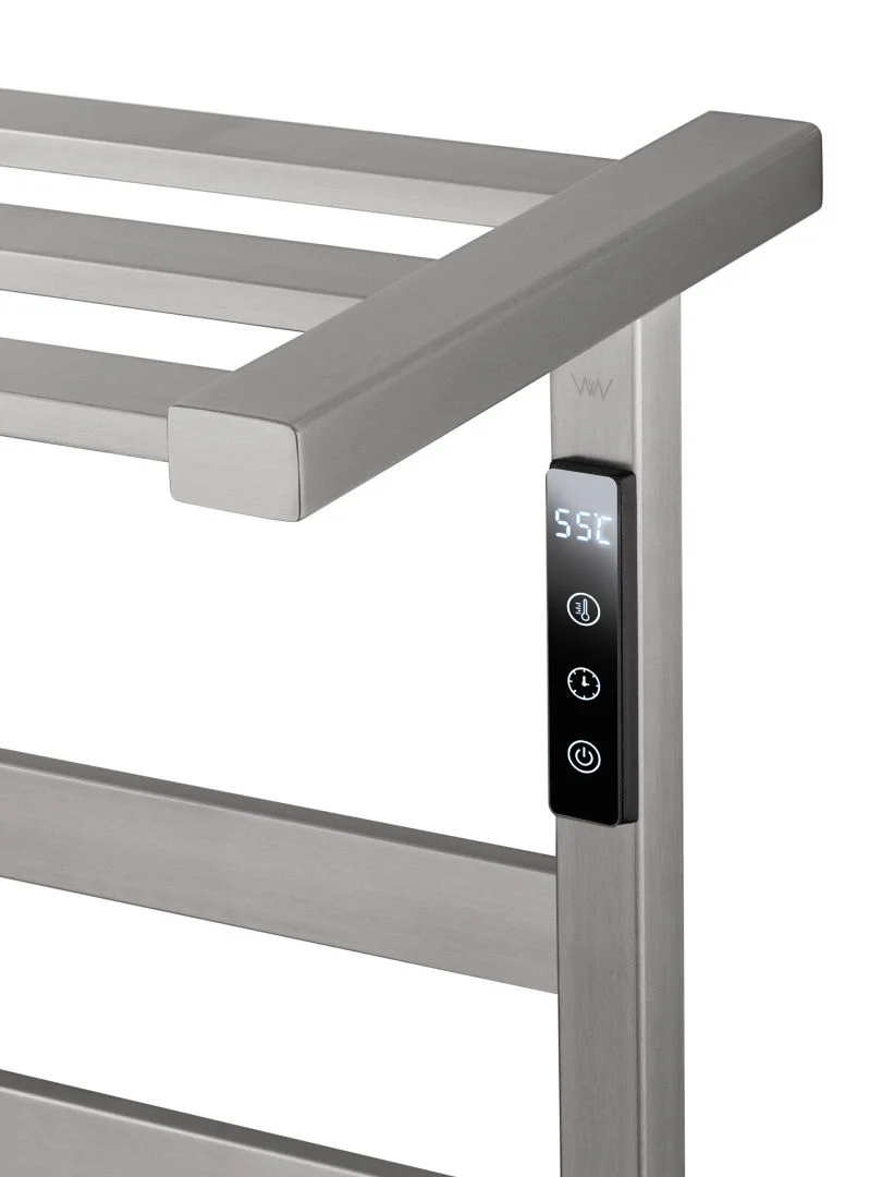 Приобрести полотенцесушитель электрический wonzon & woghand frankfurt, брашированный никель (ww-a1026-br)