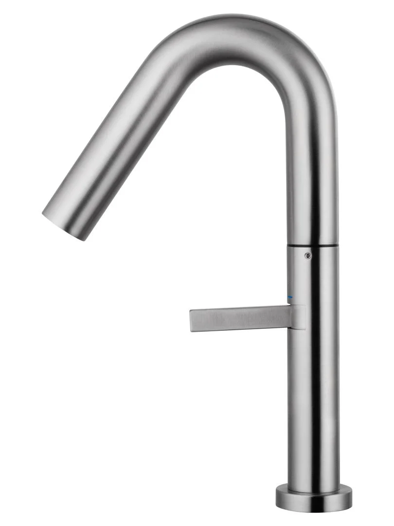 Приобрести смеситель для раковины высокий wonzon & woghand, брашированный никель (ww-6068-bs)