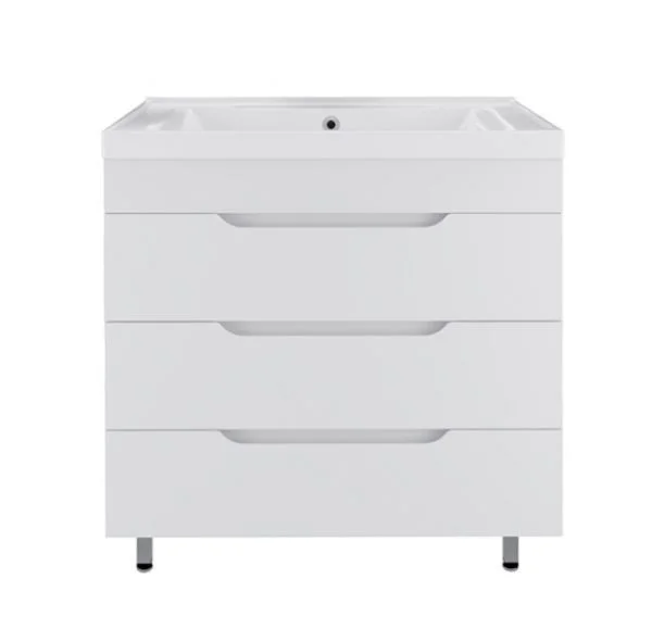 Приобрести mirsant тумба soho quadro 80см, напольная с раковиной