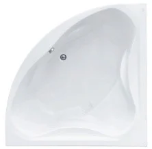 Акриловая ванна, симметричная Сан-Паулу 150х150 см, белая