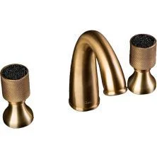 Boheme Смеситель для раковины Royale Cristal, врезной, бронза\черные кристаллы 317-Royal/CRST black