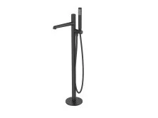 BelBagno Смеситель для ванны UNO, напольный, черный UNO-FMT-NERO