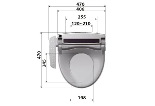 Приобрести sato электронная крышка биде db400s