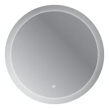 CEZARES Зеркало ECO 60х60 см. контурная подсветка, сенсорное включение, гравировка CZR-SPC-ECO-600-LED-TCH