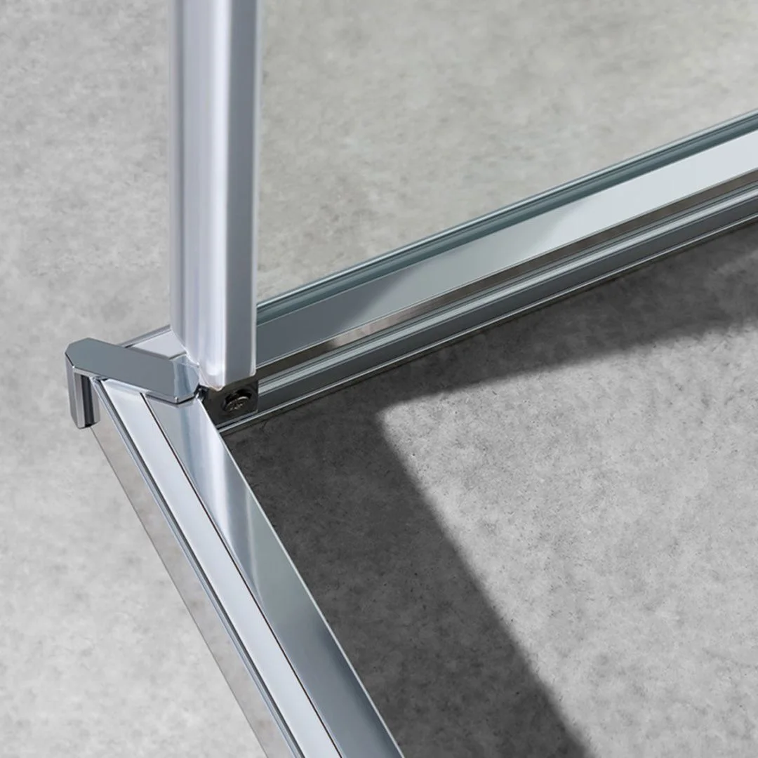 Приобрести vincea душевое ограждение slim-u 90х90 см, прозрачное, хром vss-2su900cl