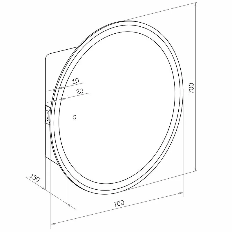 Приобрести continent зеркало шкаф с подсветкой torneo white 80х80 см, сенсорный включатель, белое