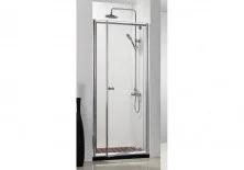 Душевая дверь Bravat Drop 100 см, BD100.4110A, хром прозрачное.