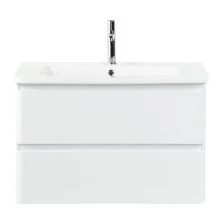 BelBagno Тумба с раковиной ALBANO-CER 80 см, подвесная Bianco Lucido, белая раковина