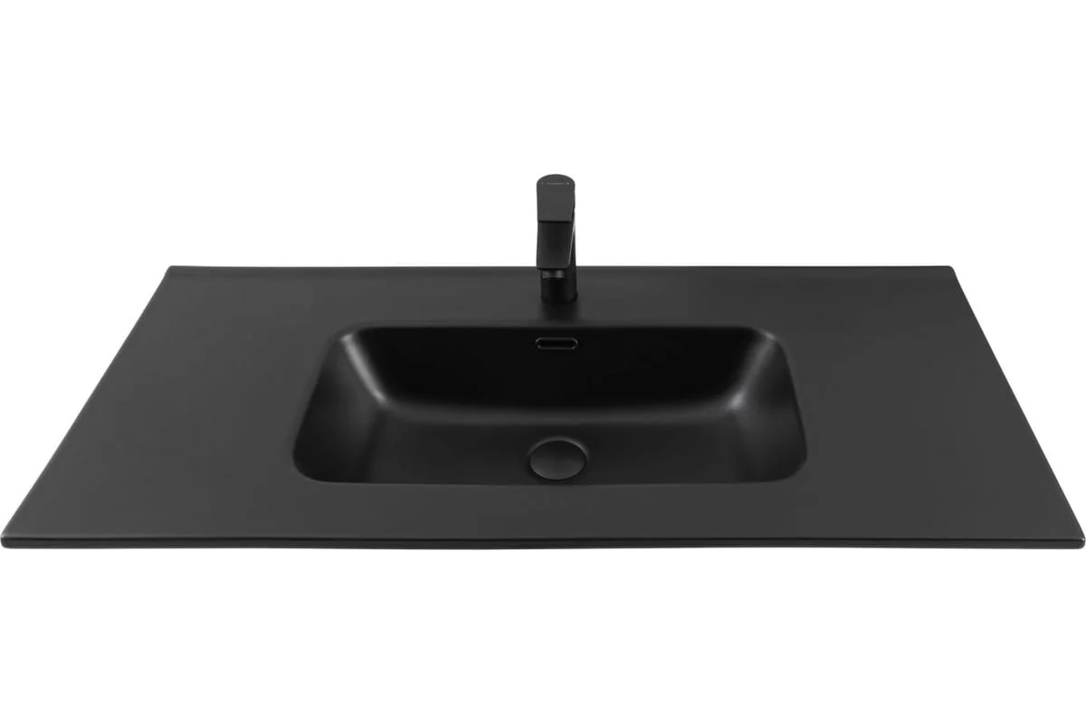 Приобрести aquanet раковина flat 100х46 см, черная матовая