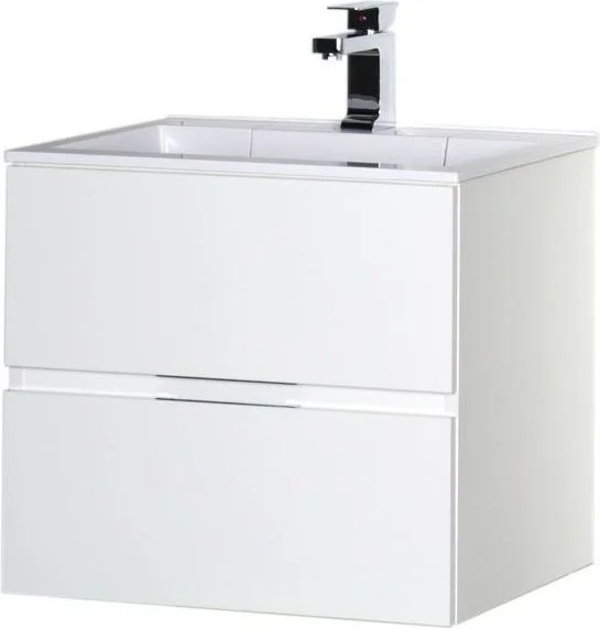 Приобрести aquanet тумба с раковиной алвита 60 см, белая 00213095