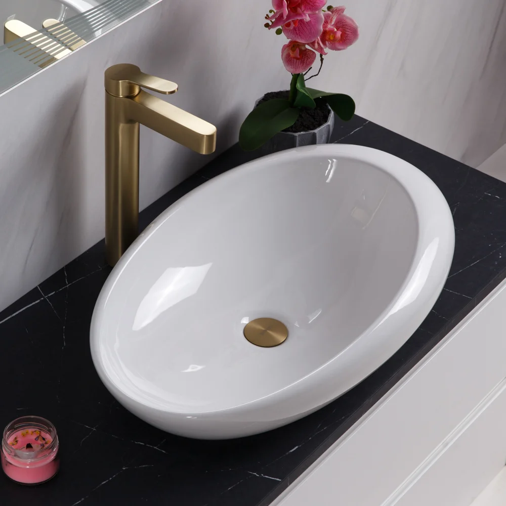 Приобрести belbagno накладная раковина 37х58 см, белая bb1396