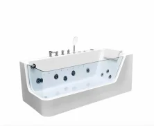 Frank Гидромассажная ванна F101L 170х180 см, асимметричная, левая, белая