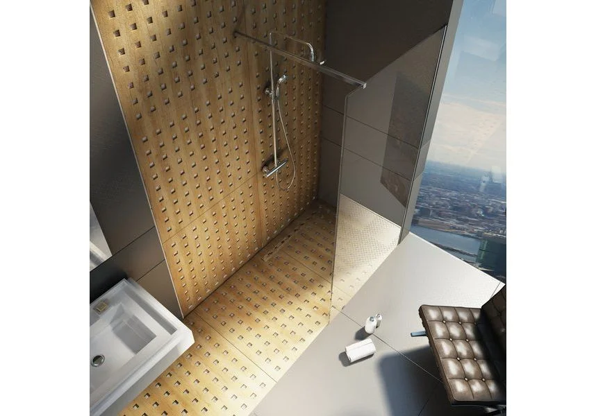 Приобрести перегородка душевая ravak walk-in wall 120 см gw9wg0c00z1 алюминий/прозрачное