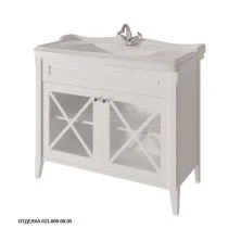 Caprigo Тумба с раковиной NAPOLI 100 см, белая, эмаль