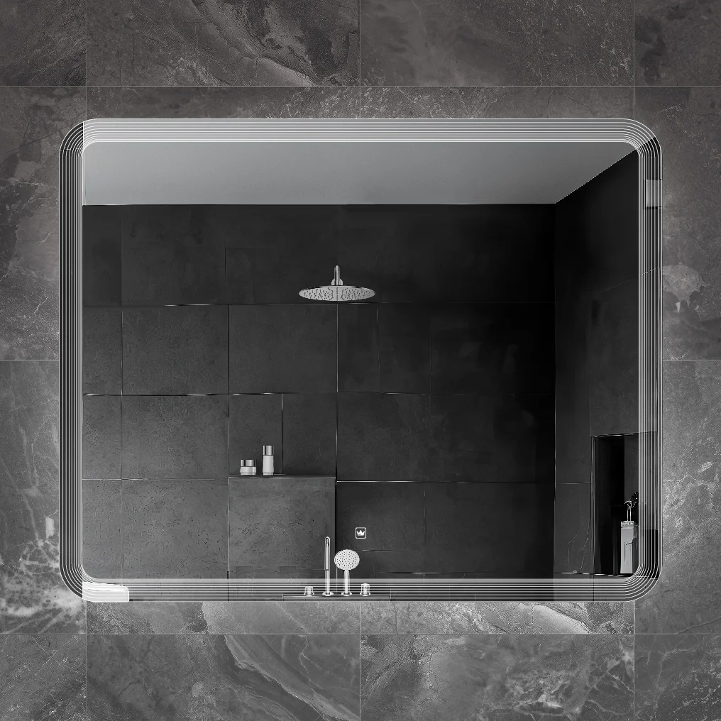 Приобрести cezares зеркало duet 100х80 см, контурная подсветка, сенсорное включение, гравировка czr-spc-duet-1000-800-led-tch