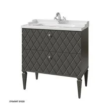 Caprigo Тумба с раковиной ROMA 80 см, графит