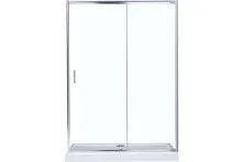 Aquanet Душевая дверь SD-1400A 140, прозрачное стекло