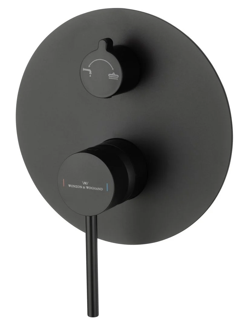 Приобрести душевая система встраиваемая wonzon & woghand stick, темный графит (ww-88939017-bgm)