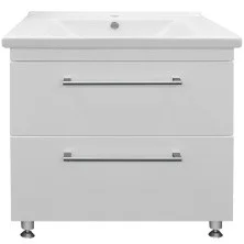 Loranto Тумба напольная с раковиной Модерн 80/2Н 80х45 см, белая (CS00039379)