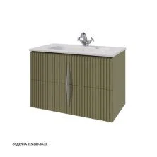 Caprigo Тумба с раковиной NOVARA 85 см, зеленая, эмаль 34912 4