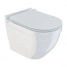 IDDIS Унитаз подвесной безободковый Cloud, с тонкой крышкой микролифт, CLORDSEi25