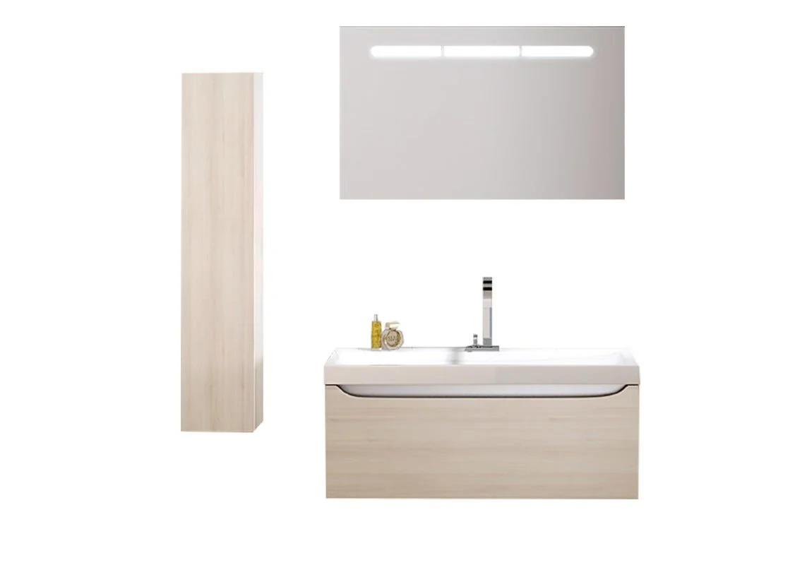 Приобрести тумба подвесная с раковиной aqwella verona 100 см ver.01.10/а, акация