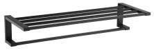 Полотенцедержатель с полкой Vieir V5020C черный