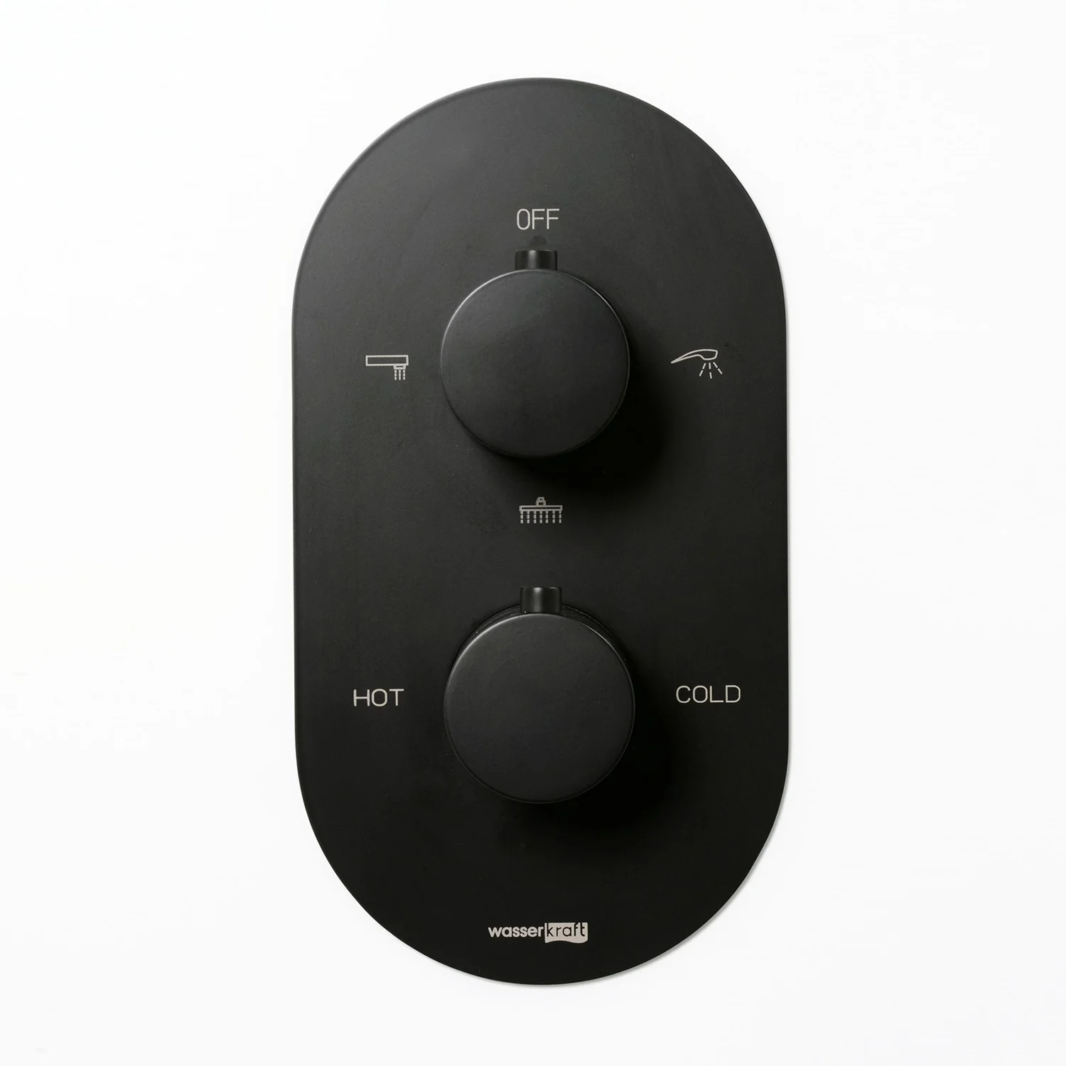 Приобрести wasserkraft смеситель для душа elbe 7444, с термостатом, матовый черный