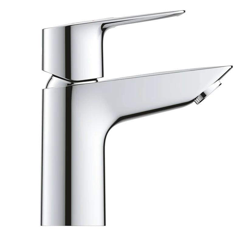Приобрести смеситель для раковины grohe bauloop с донным клапаном и ограничителем температур, хром 23337001