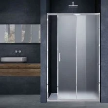 Vincea Душевая дверь Alpha 130 см, текстурное, хром VDS-3AL130MT