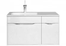 Тумба подвесная с раковиной Aqwella Malaga 90 см Mal.01.09/L