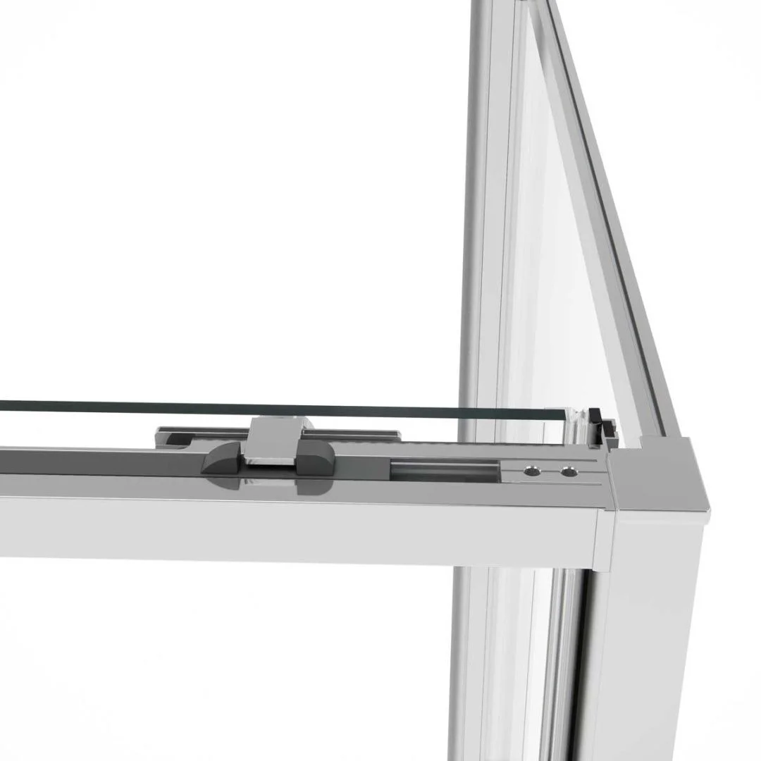 Приобрести vincea душевое ограждение slim soft 90х120 см, прозрачное, хром vsr-1ss9012cl