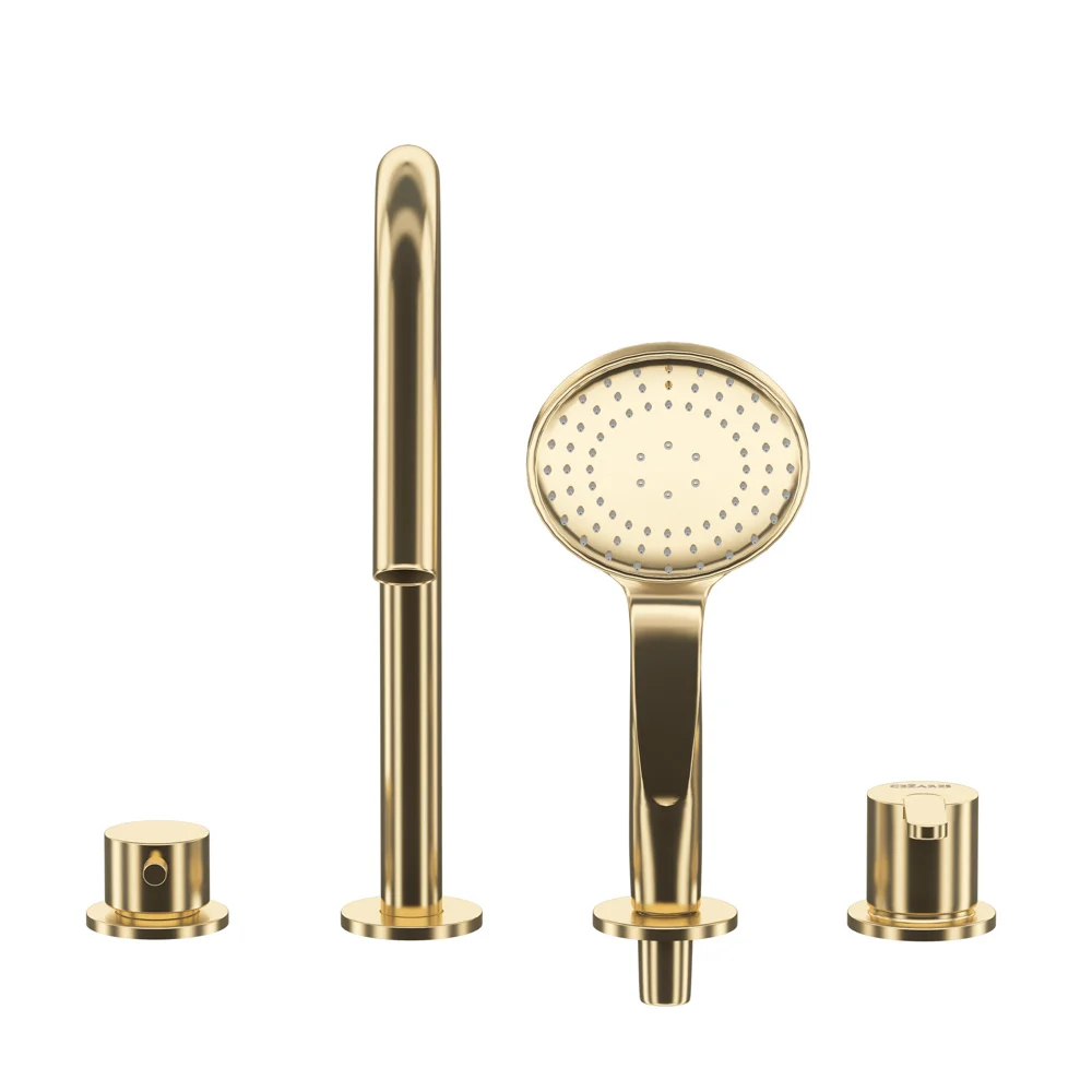 Приобрести cezares смеситель на борт ванны leaf-bvdm4-sr