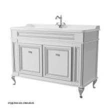 Caprigo Тумба с раковиной FRESCO 120 см, белая, эмаль