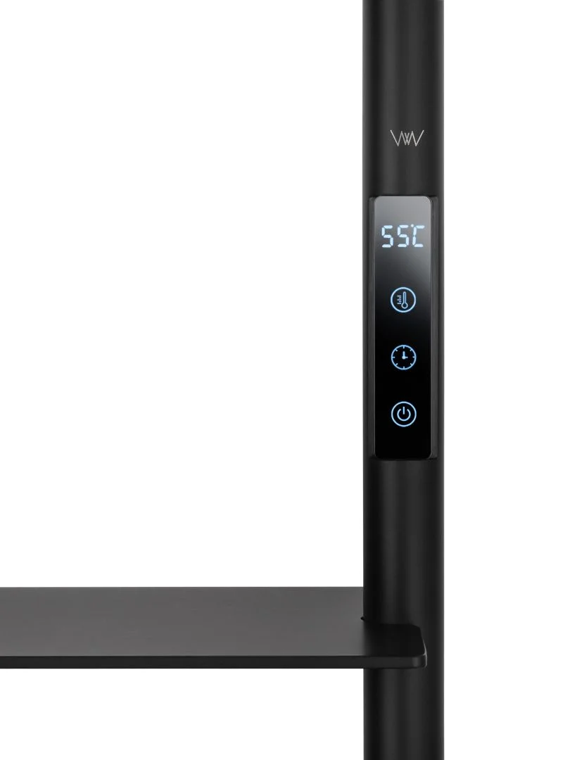 Приобрести полотенцесушитель электрический wonzon & woghand düsseldorf, черный матовый (ww-a203-mb)