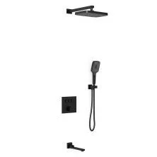 Vincea Встраиваемая душевая система , черная матовая VSFW-4311MB