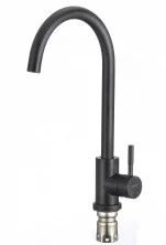 Savol Смеситель для кухни 353мм, черный матовый S-601816H