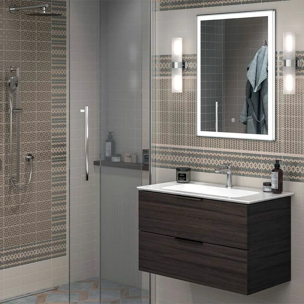 Приобрести тумба подвесная с раковиной kerama marazzi piano 75 см, дымчатый вяз