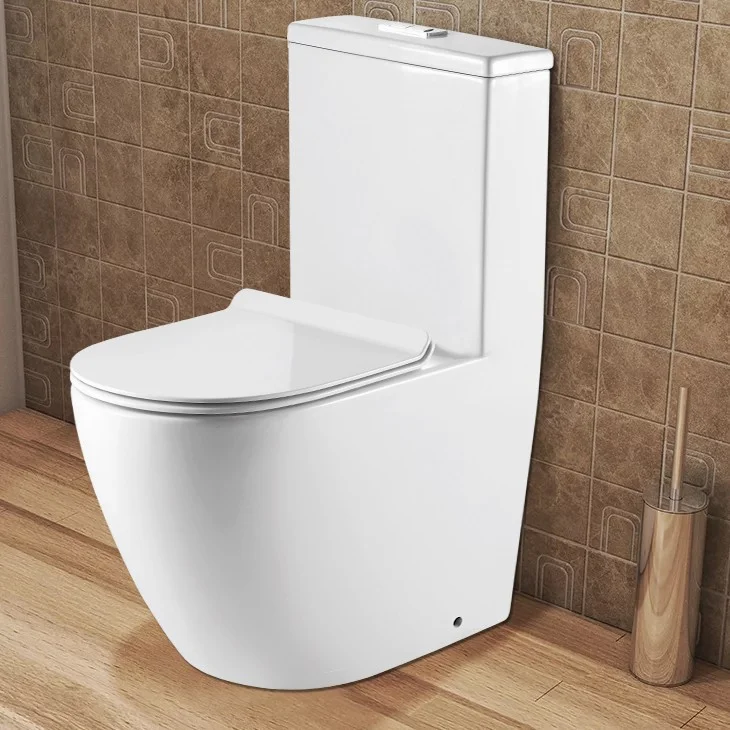 Приобрести azario напольный унитаз-компакт morano, безободковый, c крышкой дюропласт. с микролифтом az-1001