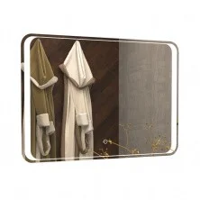 Azario Зеркало Valeria 600*800, белый, влагостойкое с сенсорным выключателем, CS00064487