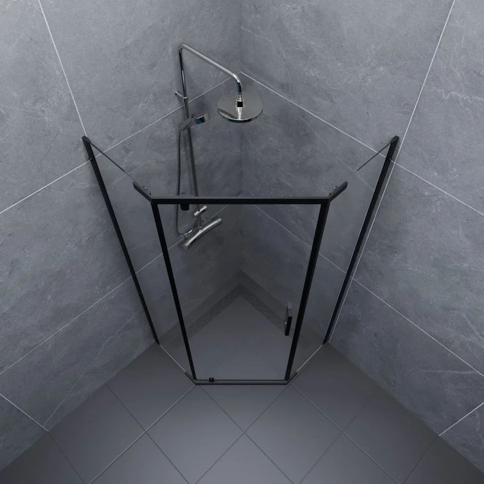 Приобрести triton душевое ограждение дека а 90x90 см, черное щ0000059783