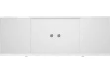 Aquanet Фронтальная раздвижная панель для ванны Kupe 164 см, белая