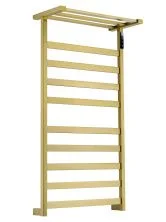 Полотенцесушитель электрический WONZON & WOGHAND FRANKFURT, Брашированное золото (WW-1029-BG)