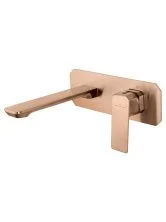 Смеситель для раковины встраиваемый WONZON & WOGHAND DIAMOND, Брашированное розовое золото (WW-88869011-BRG)