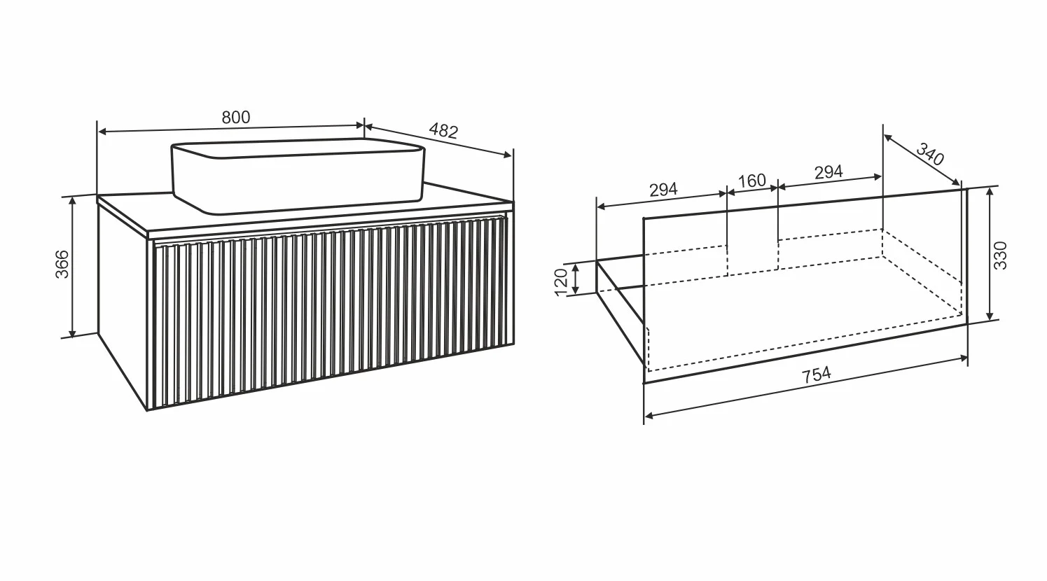 Приобрести aqua de marco тумба подвесная monaco 80см, аквамарин