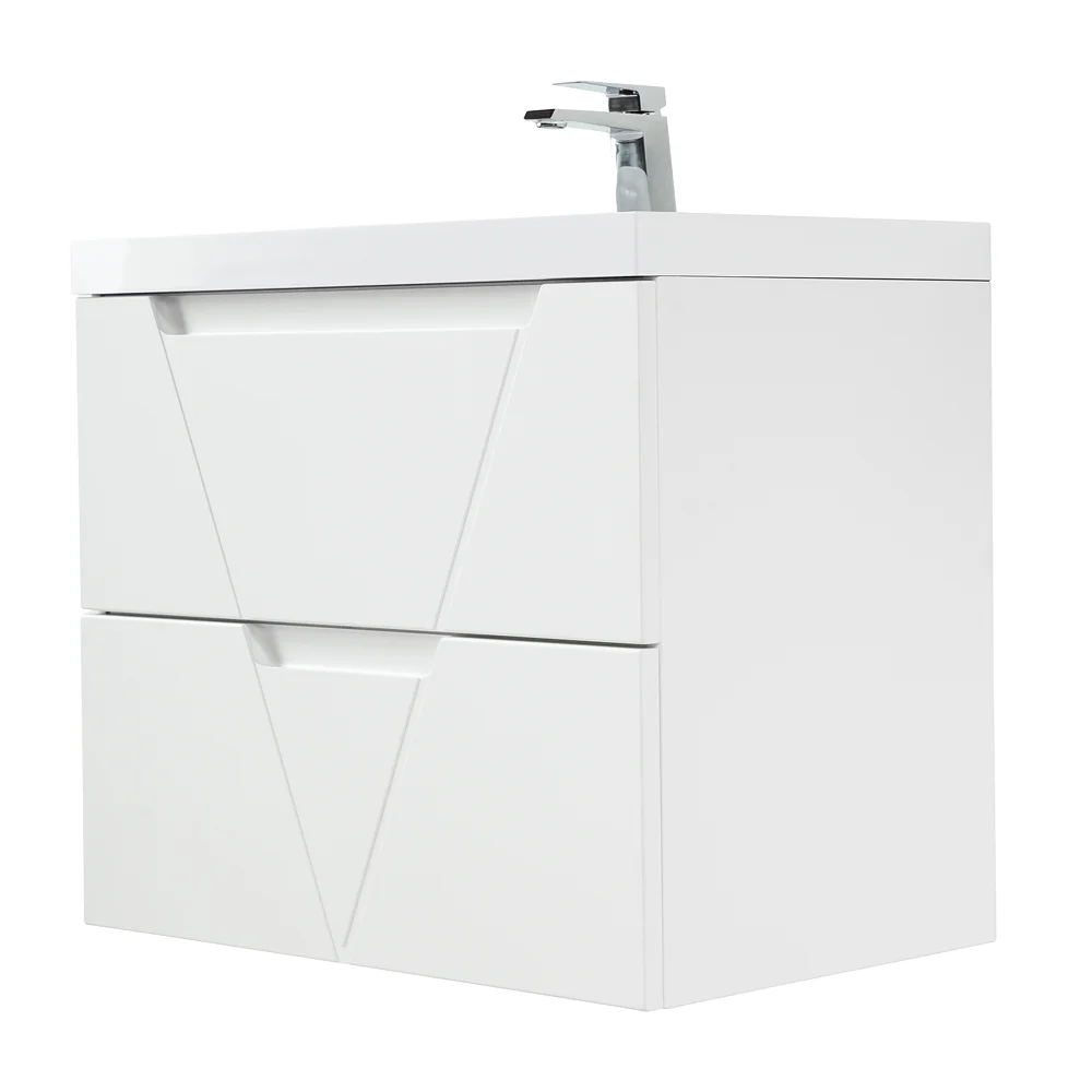 Приобрести belbagno тумба с раковиной vittoria 80 см, подвесная bianco lucido, белая раковина